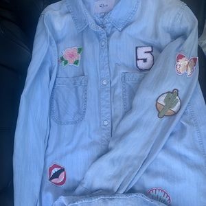 Rails Chambray “Demin” Shirt EUC L